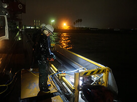 スラッシュカット実績 車止め取替え工事2