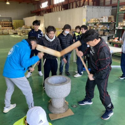 餅つき大会？？今年もお世話になりました。