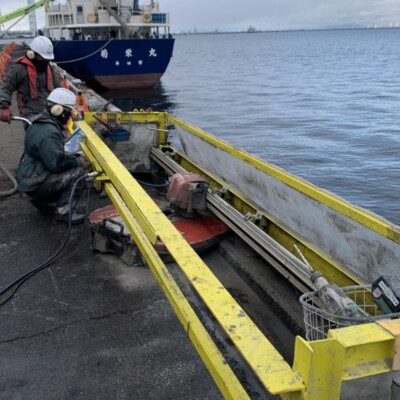 スラッシュカット in 三重県四日市港