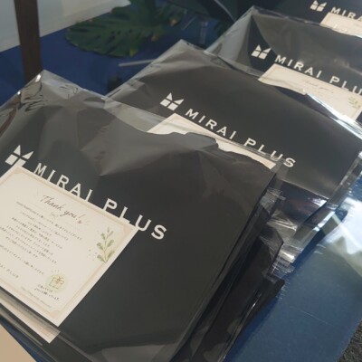 【MIRAIPLUSアンケート御礼】オリジナルトートバッグ送付♪