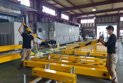 コラムガードの反射シールってどうやって貼っているの？